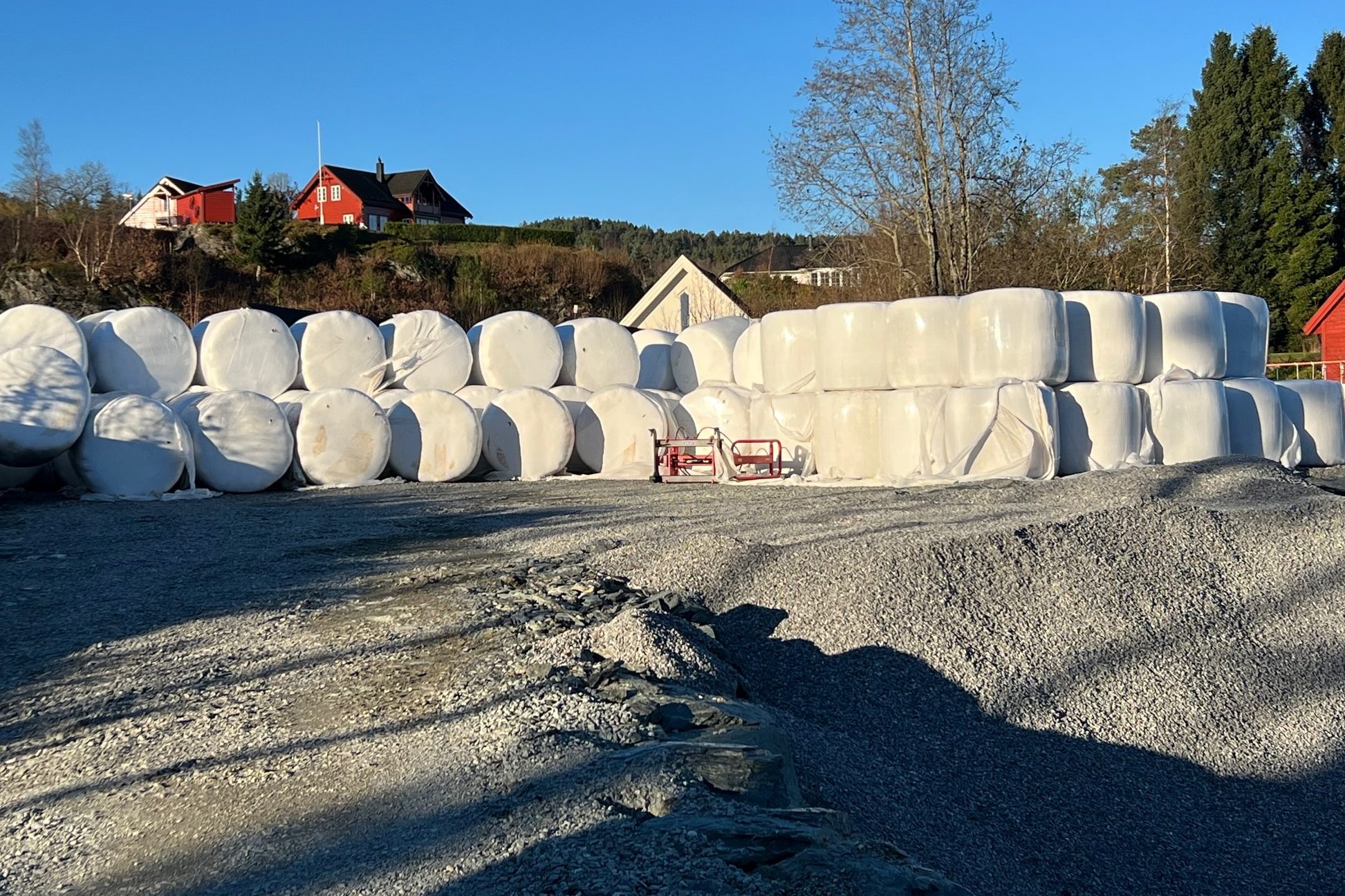 Tørrhalm og luta halm